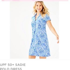 Lilly Pulitzer Sadie Dress in Blue Peri Sz L